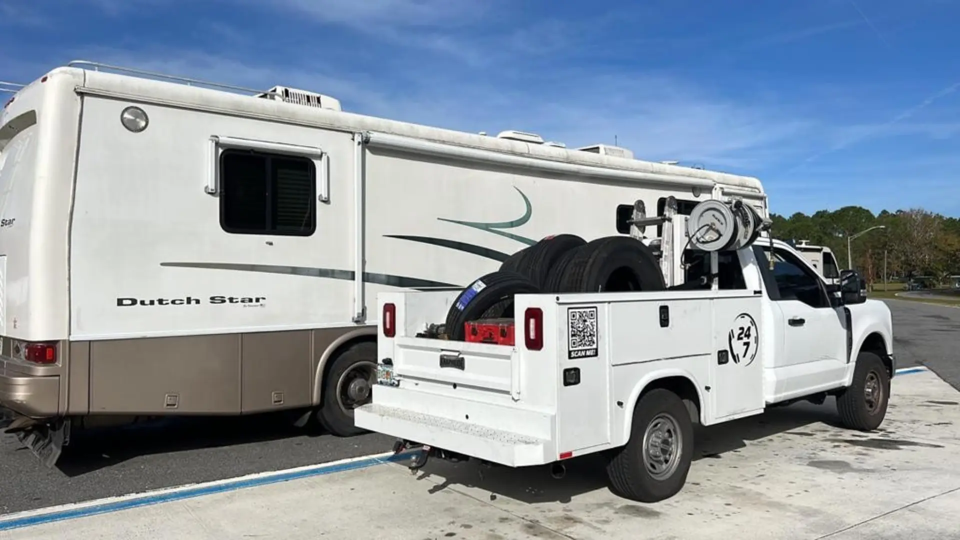 Mobile truck repair service